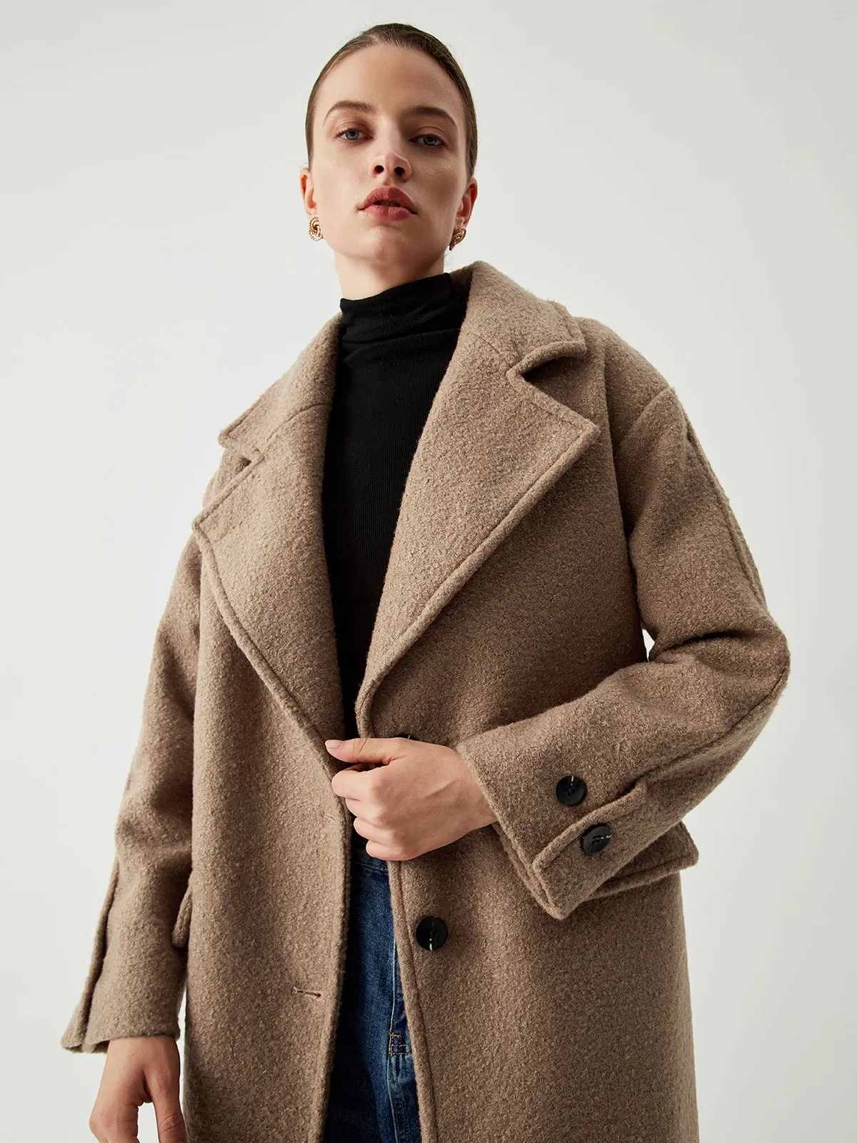 Oversized Charming Wool Coat