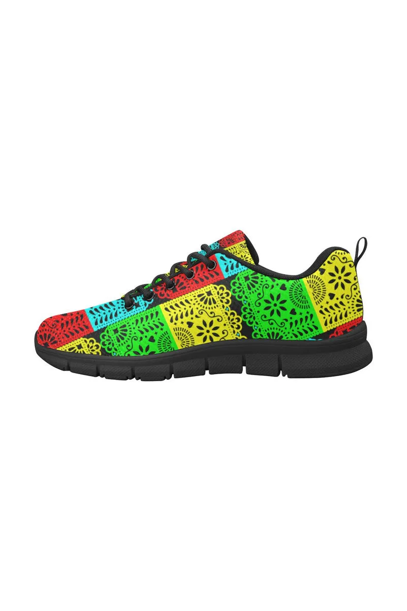 Papel Picado Women's Breathable Running Shoes (Model 055)