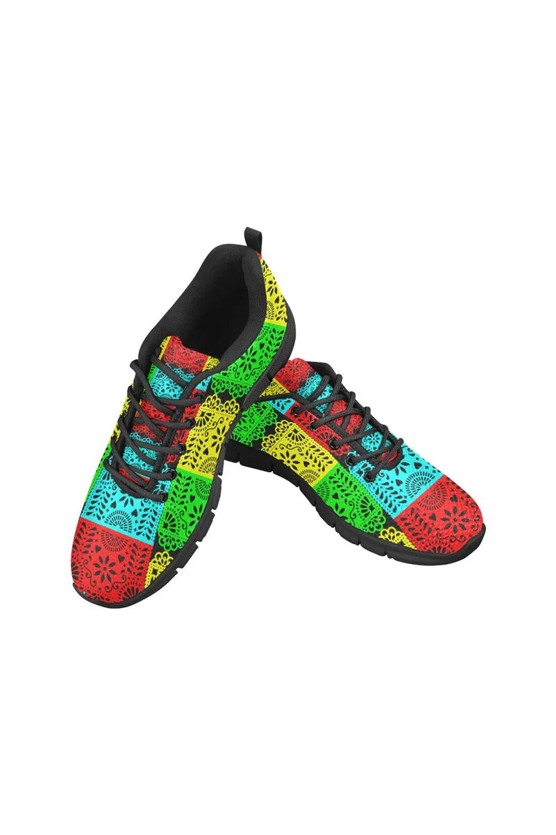 Papel Picado Women's Breathable Running Shoes (Model 055)