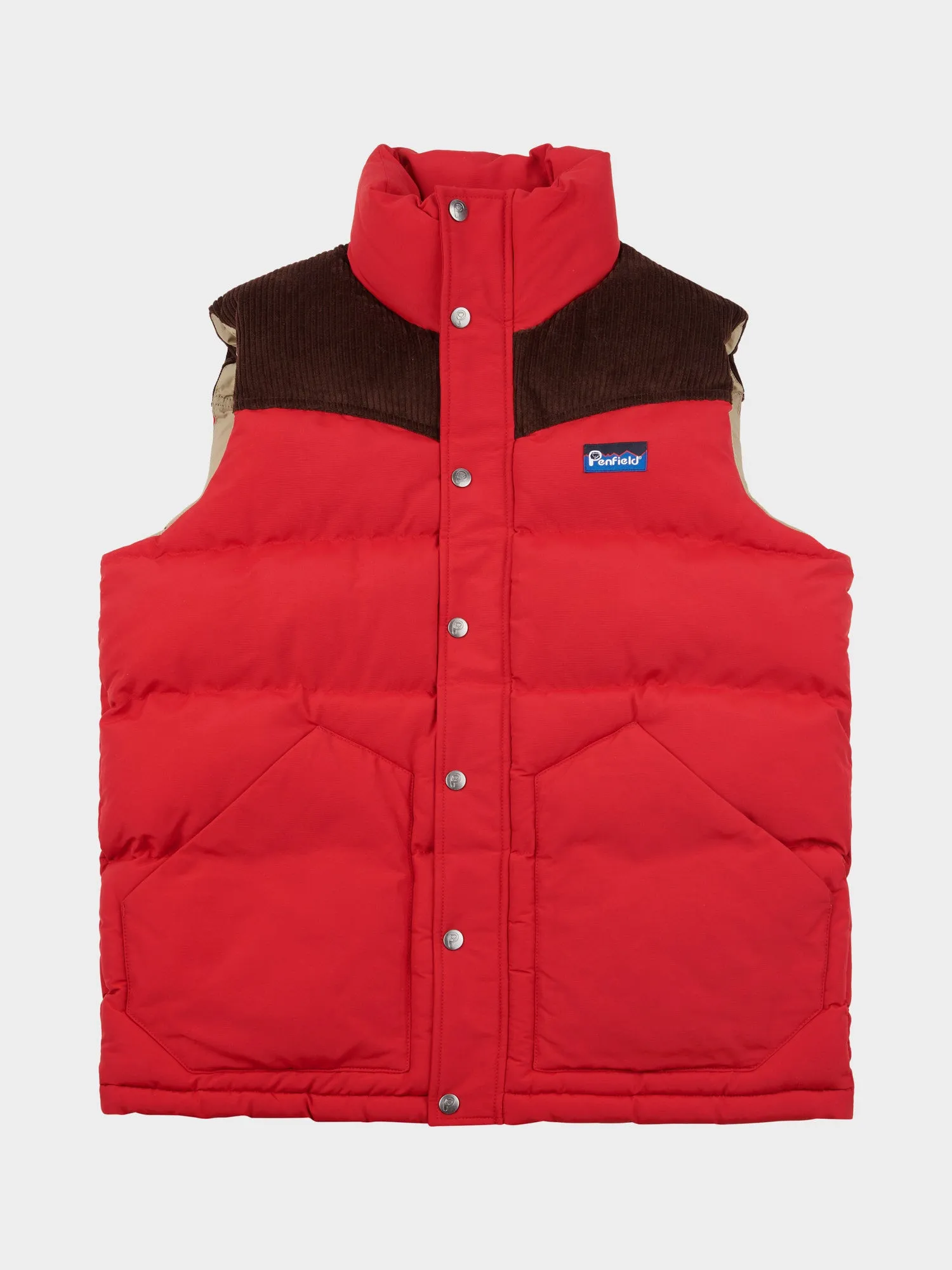 Penfield Mens Easton Gilet Equestrian Red