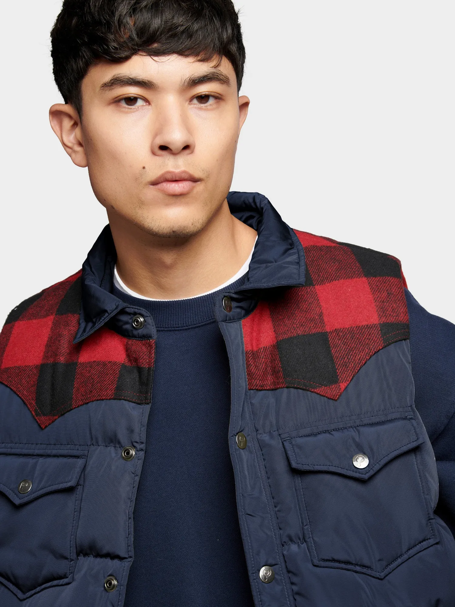 Penfield Mens Rockford Vest Navy Blue