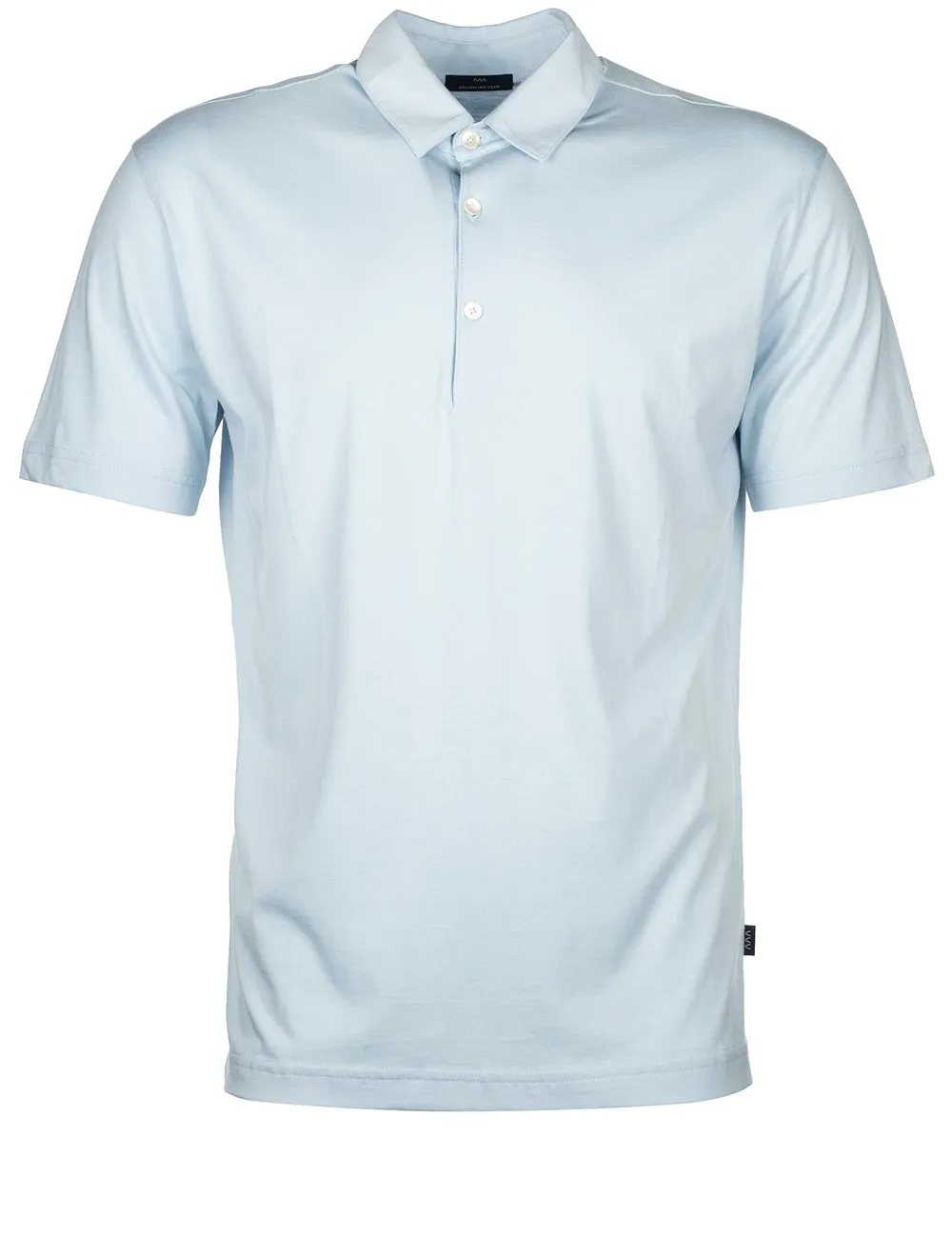 Pima Cotton Polo Shirt Light Blue