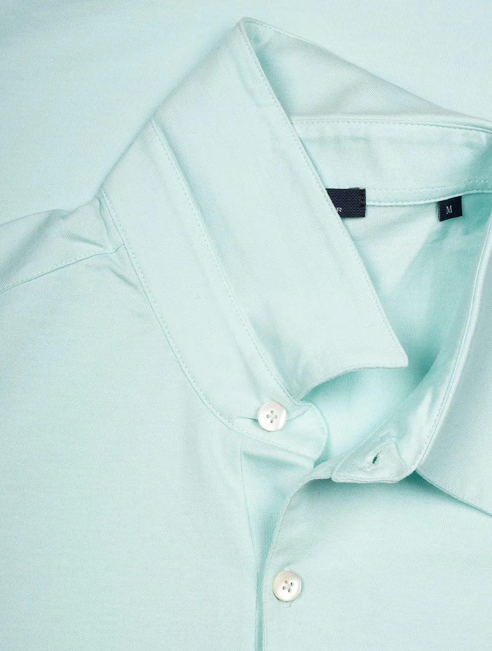 Pima Cotton Polo Shirt Mint