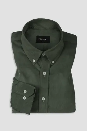 Pine Green Corduroy Shirt