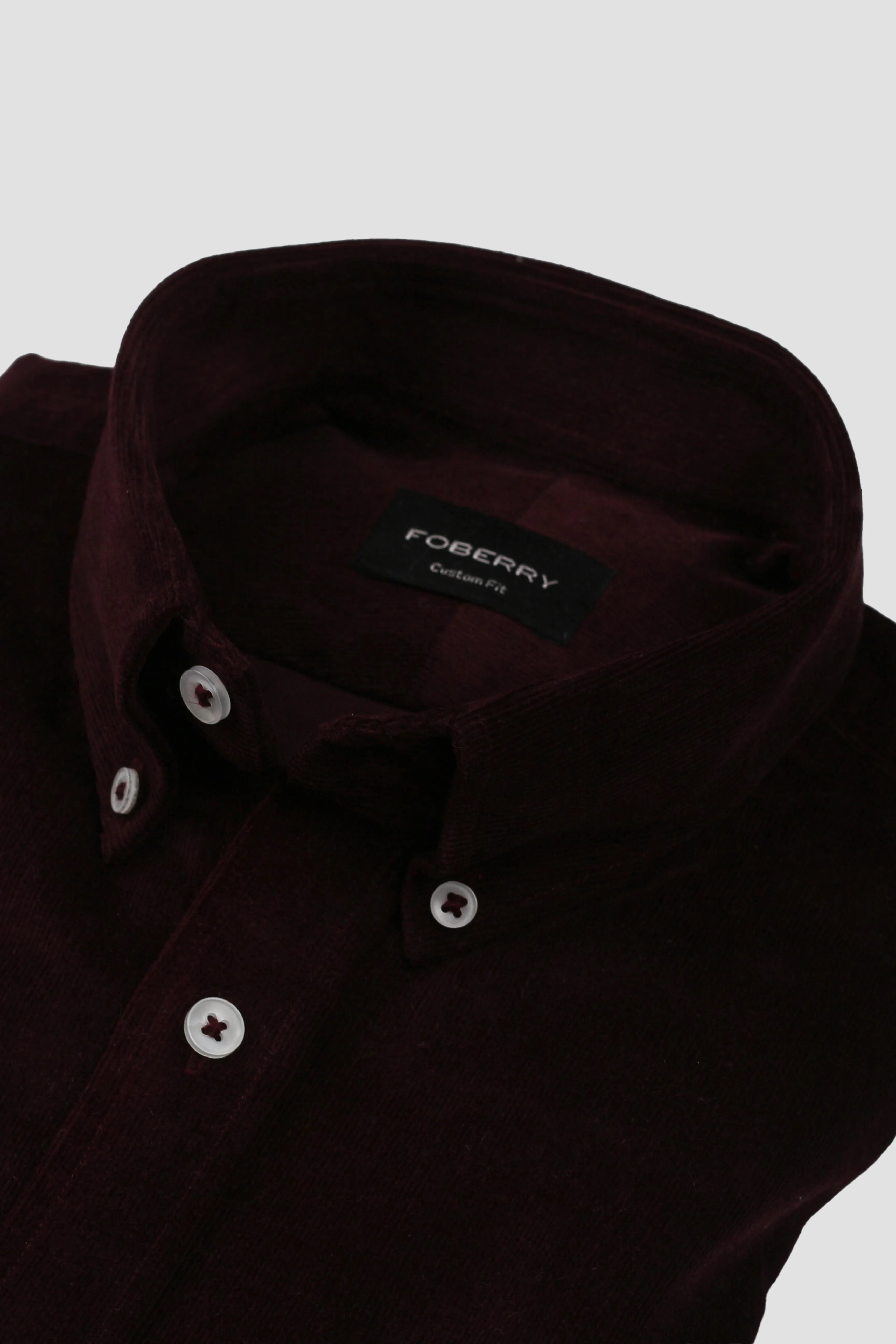 Plum Corduroy Shirt