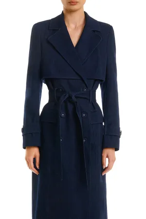 Rae Trench Coat Blue