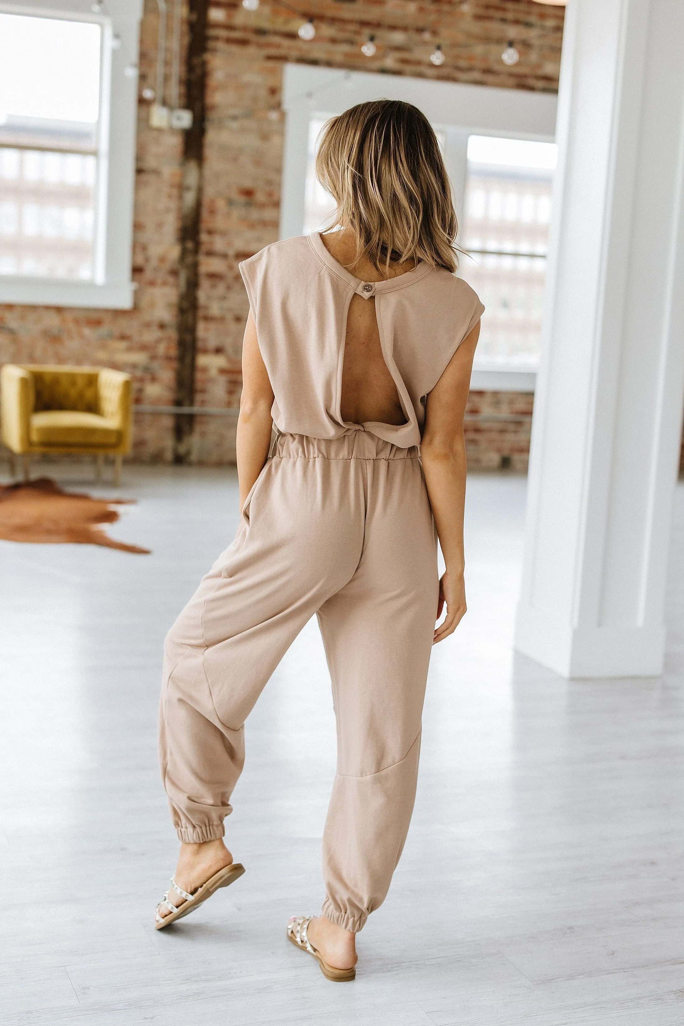 Rogelio Cap Sleeve Jogger Jumpsuit | S-XL