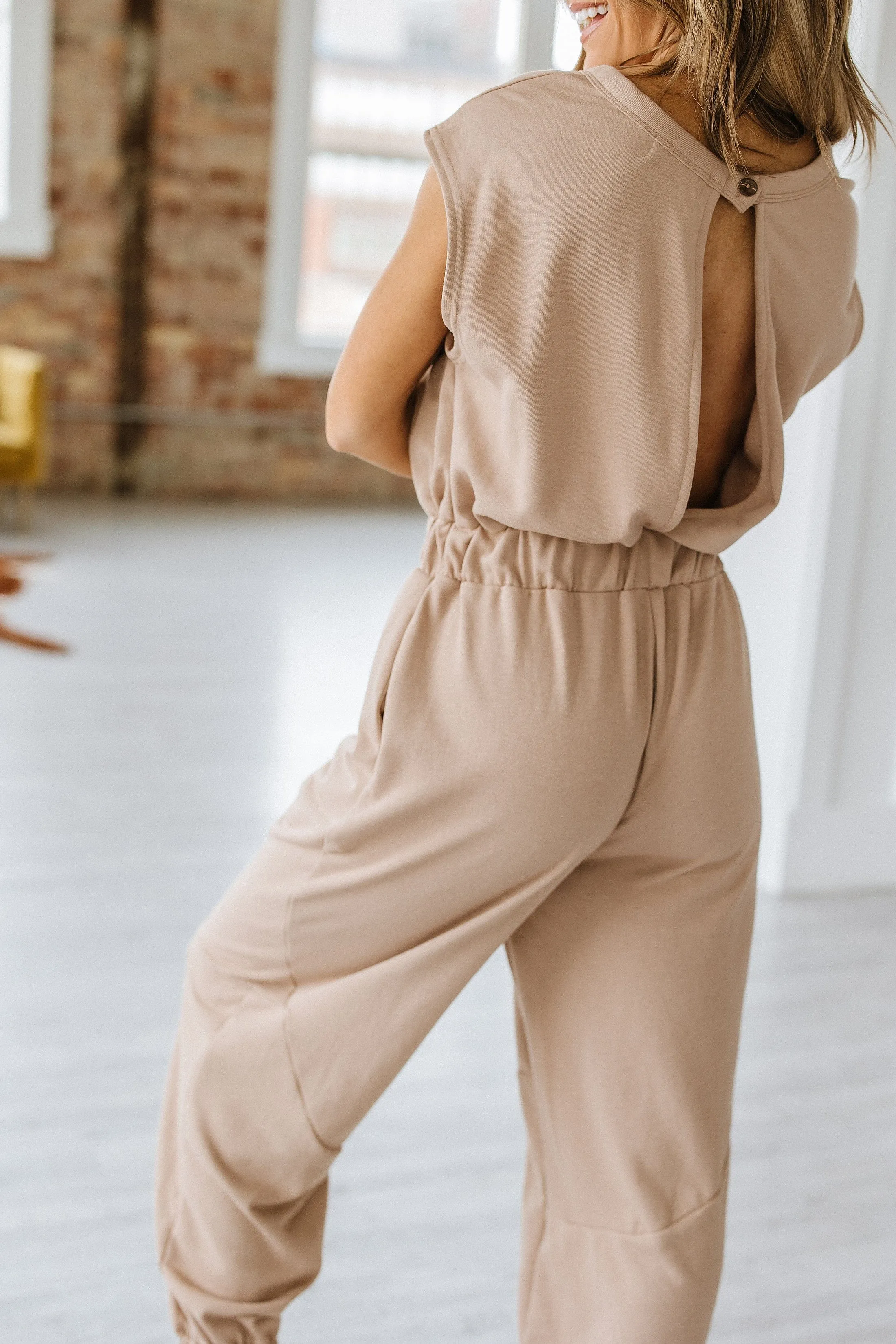 Rogelio Cap Sleeve Jogger Jumpsuit | S-XL