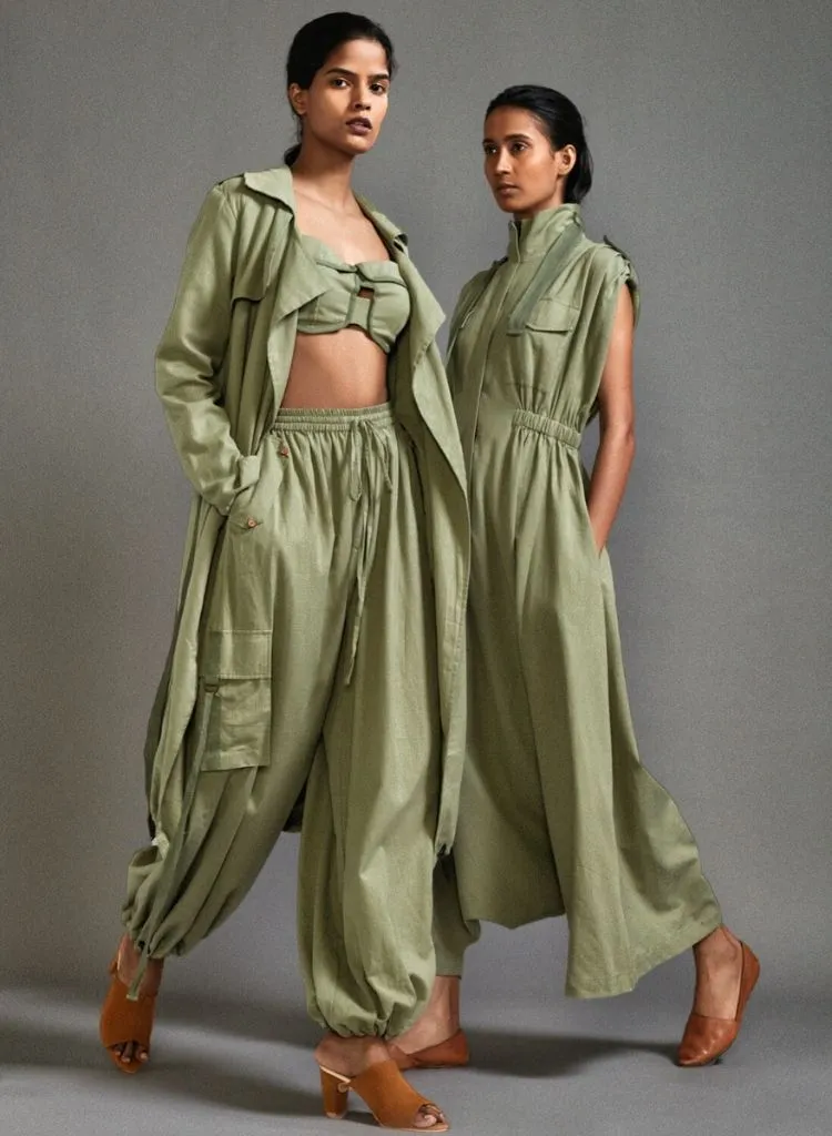 Safari Cargo Trench Set