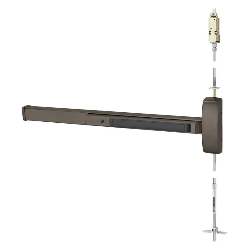 Sargent MD8610J-42 Concealed Vertical Rod Exit Device, Exit Only, Multi-Function, For 1 3/4" Thick Metal Doors, 37-42" Door Width, 84" up to 96" Door Ht