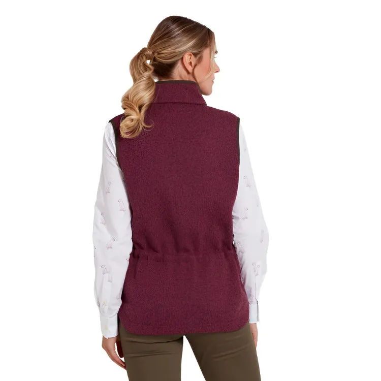 Schoffel Ladies Ashton Gilet - Mulberry