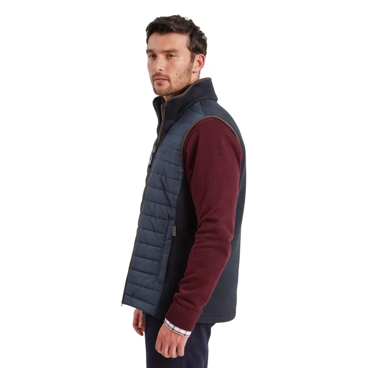 Schoffel Oakham Hybrid Gilet - Petrol Blue