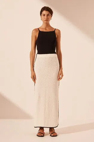 Shona Joy Lena Side Split Maxi Skirt