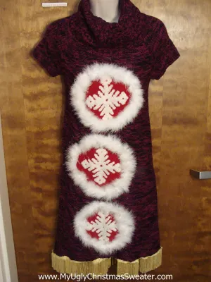 Snowy Adorable Christmas Dress