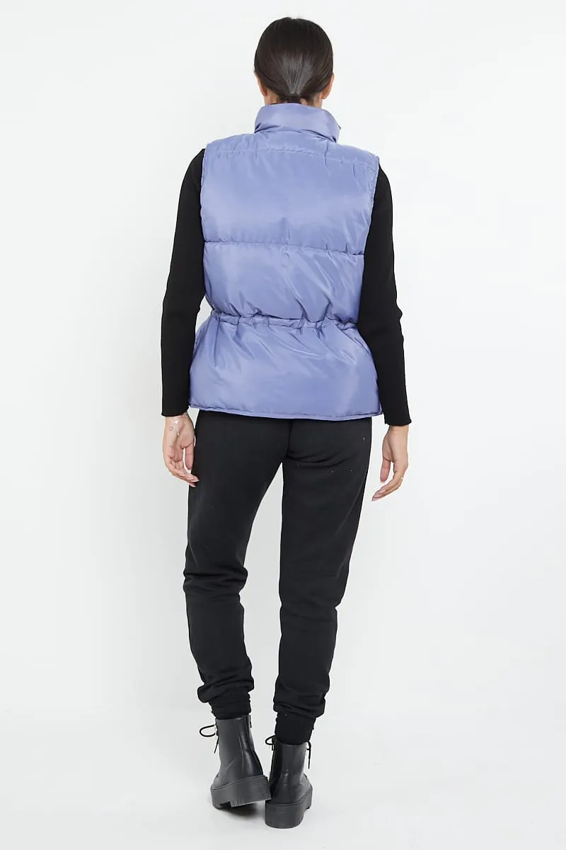 SPECTRUM BLUE POCKET DETAIL GILET