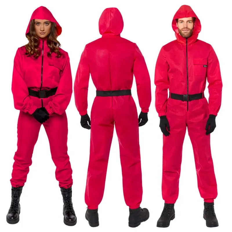 Squid Game Guard Jumpsuit Adult Costume