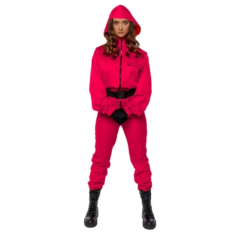 Squid Game Guard Jumpsuit Adult Costume