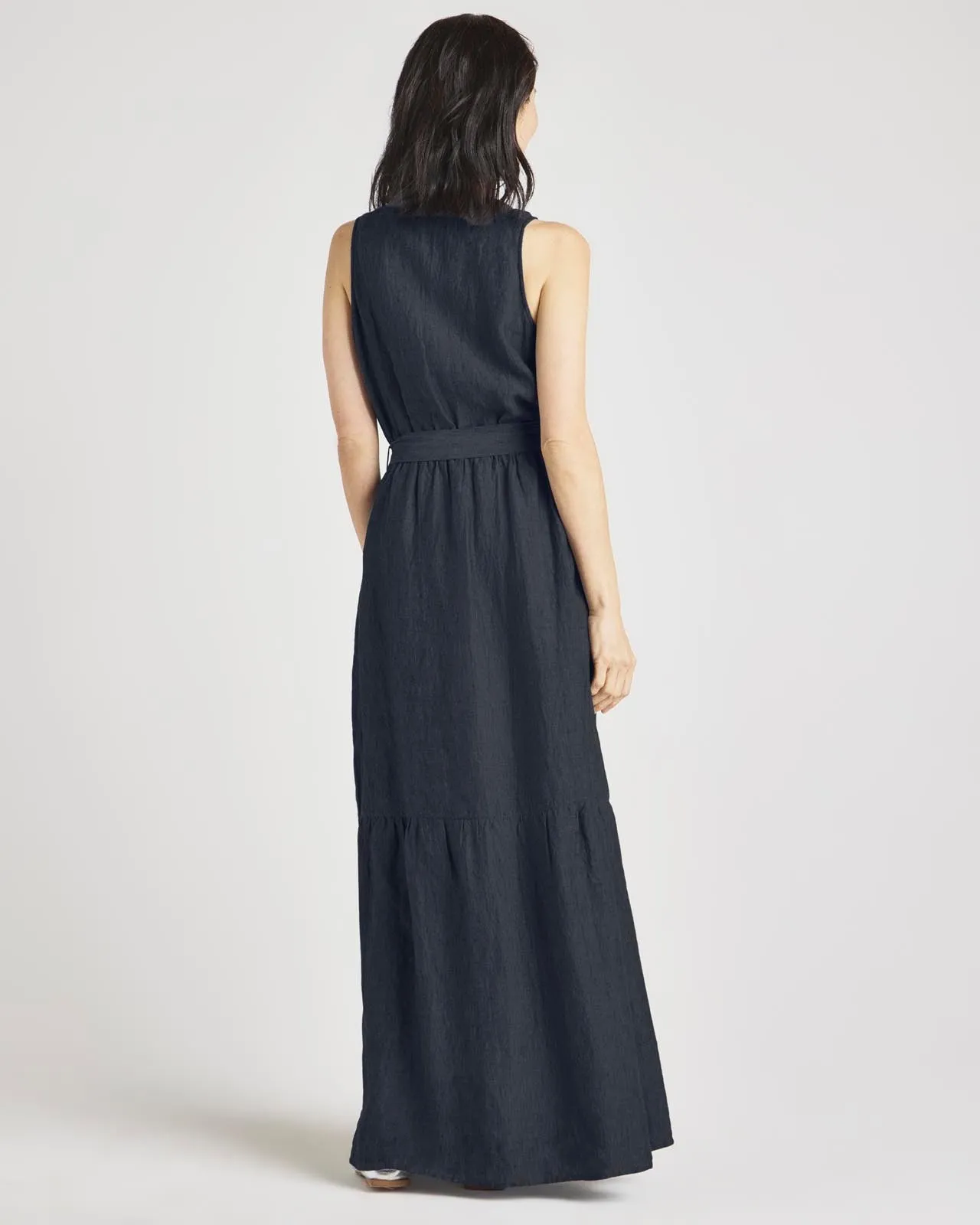 Stella Linen Maxi Dress