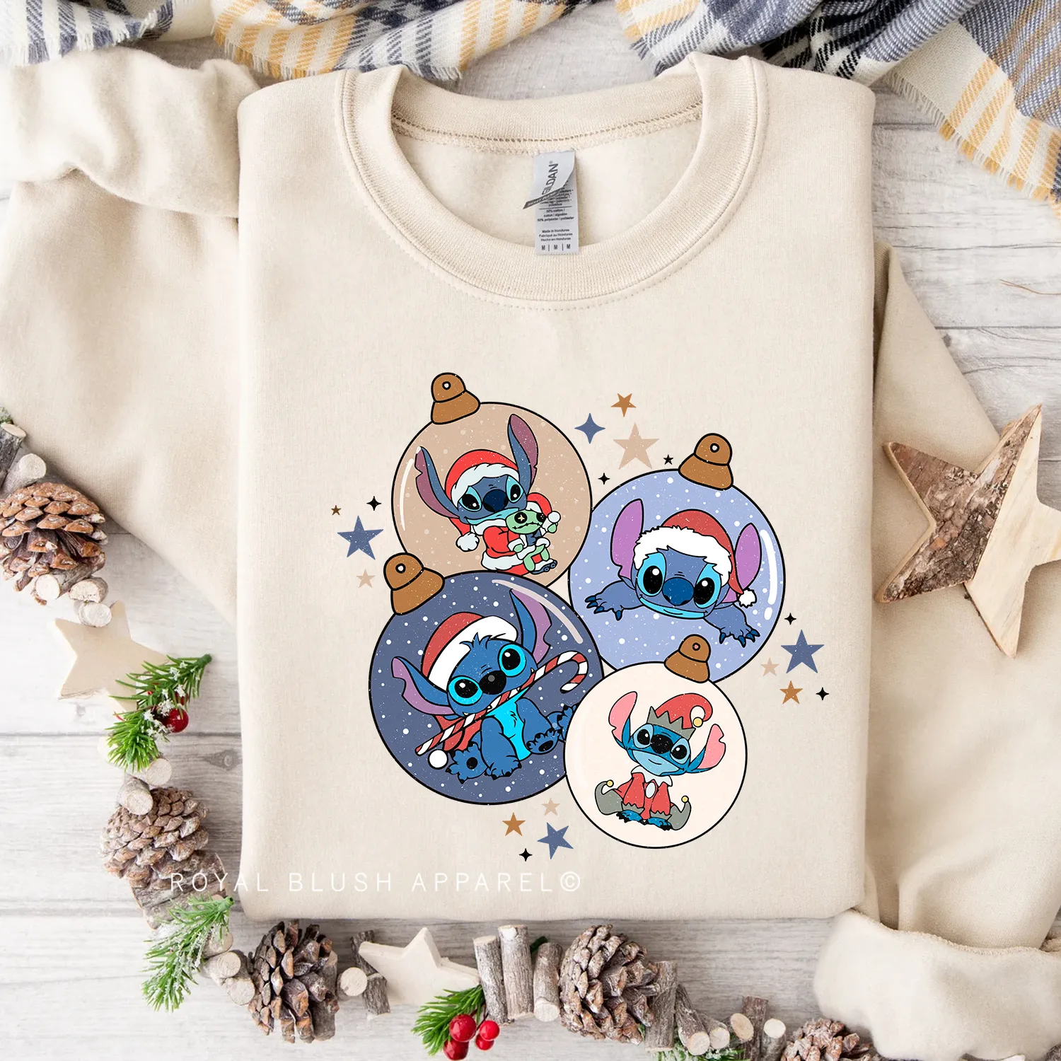 Stitch Ornaments Sweatshirt