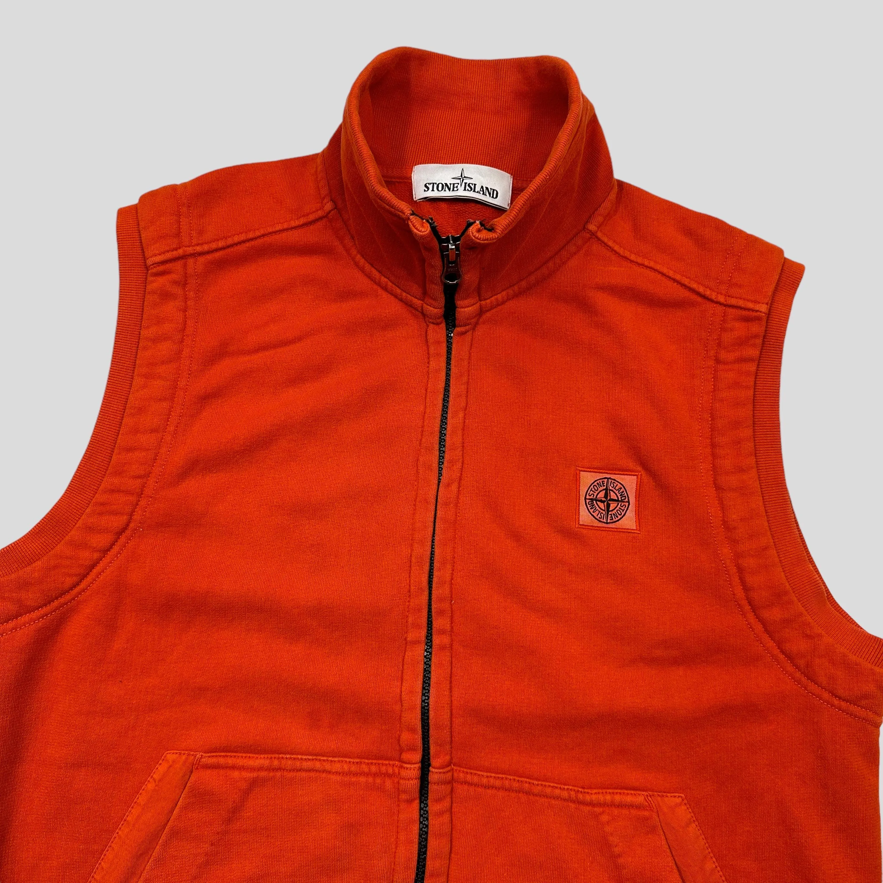 Stone Island Compass Cotton Gilet - M