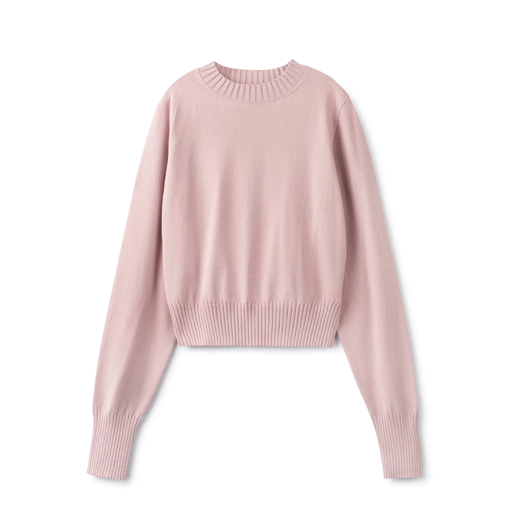 Summer Crop Sweater  IN: Pink