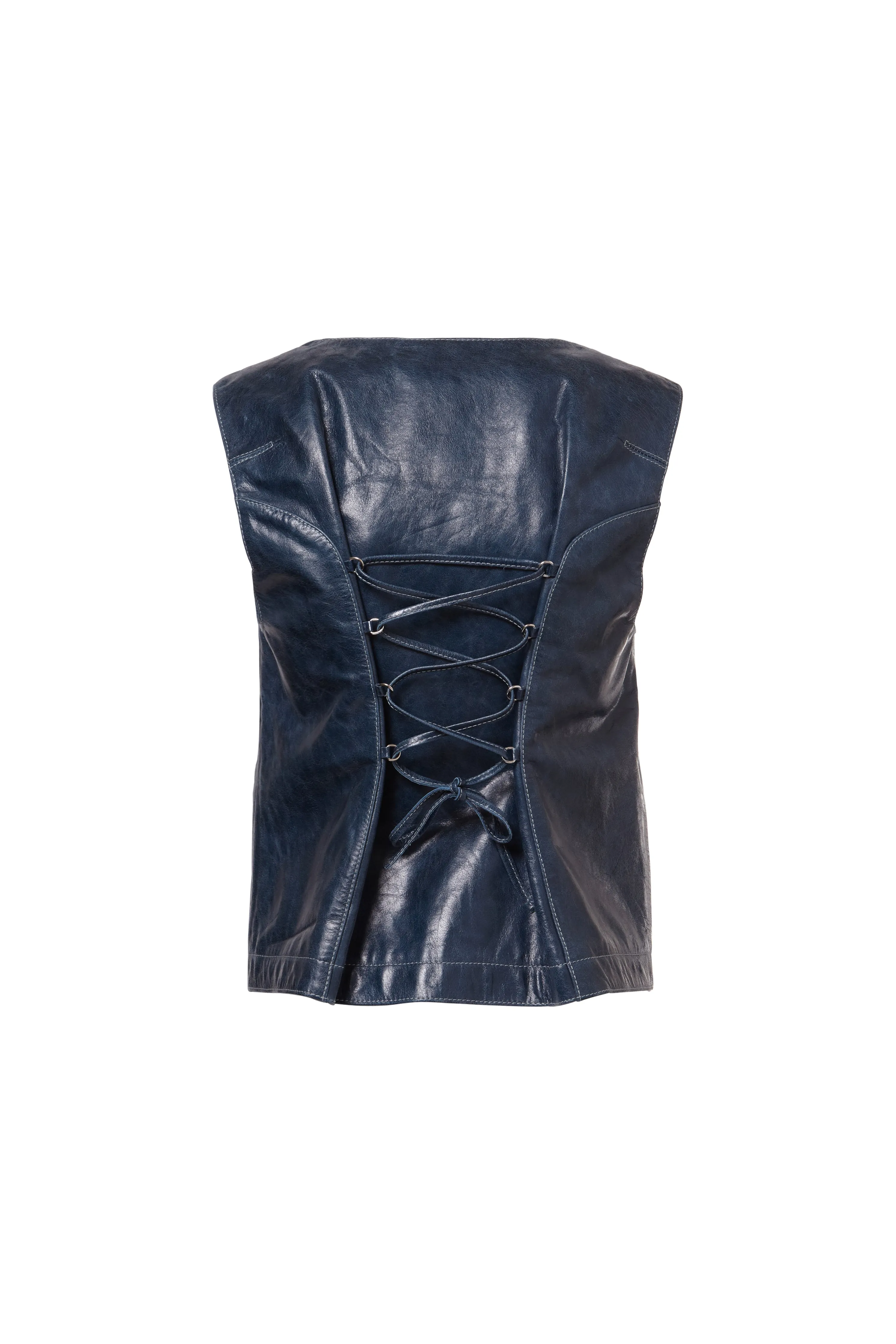 Tandi Leather Gilet