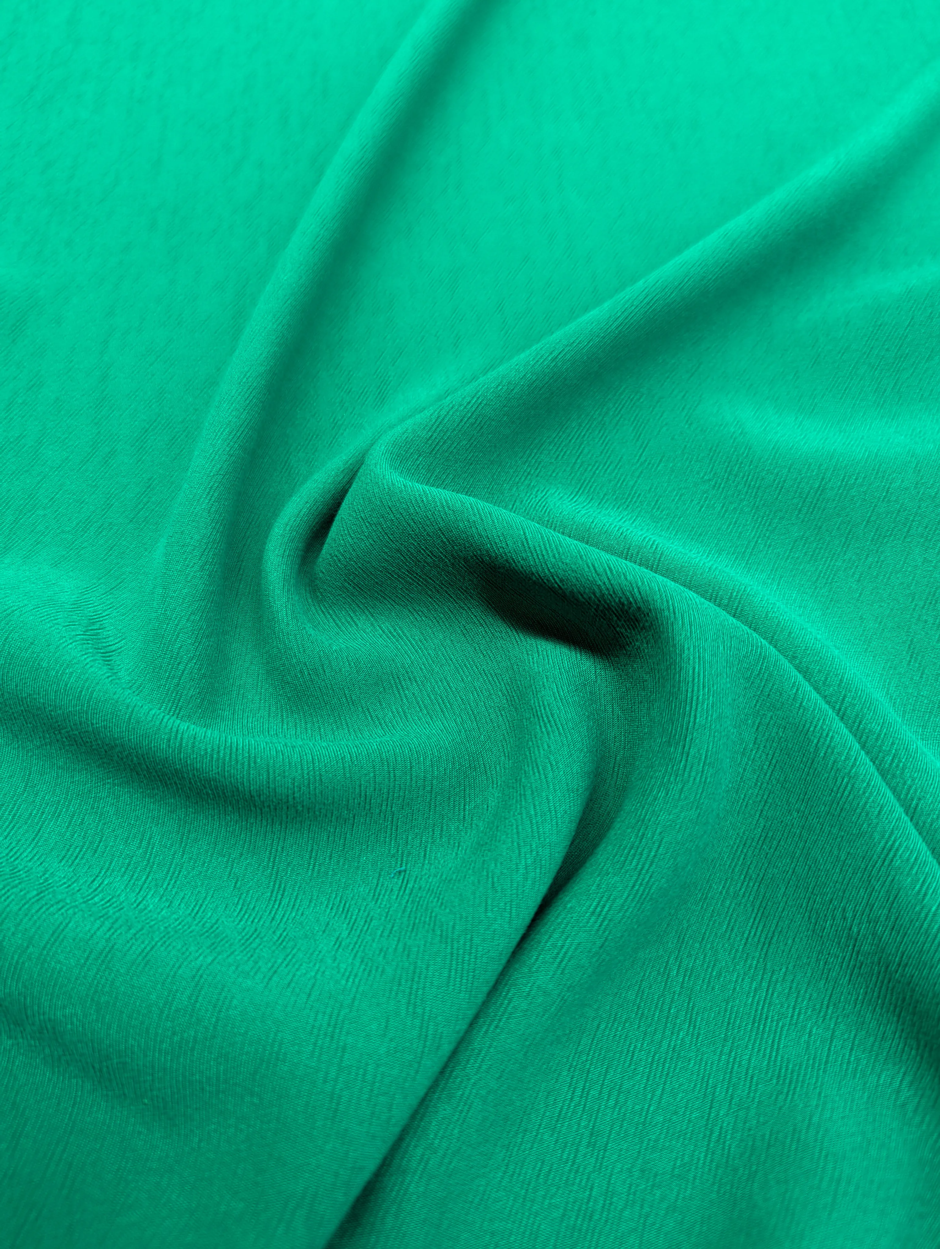 Textured Lyocell Viscose - Kelly Green