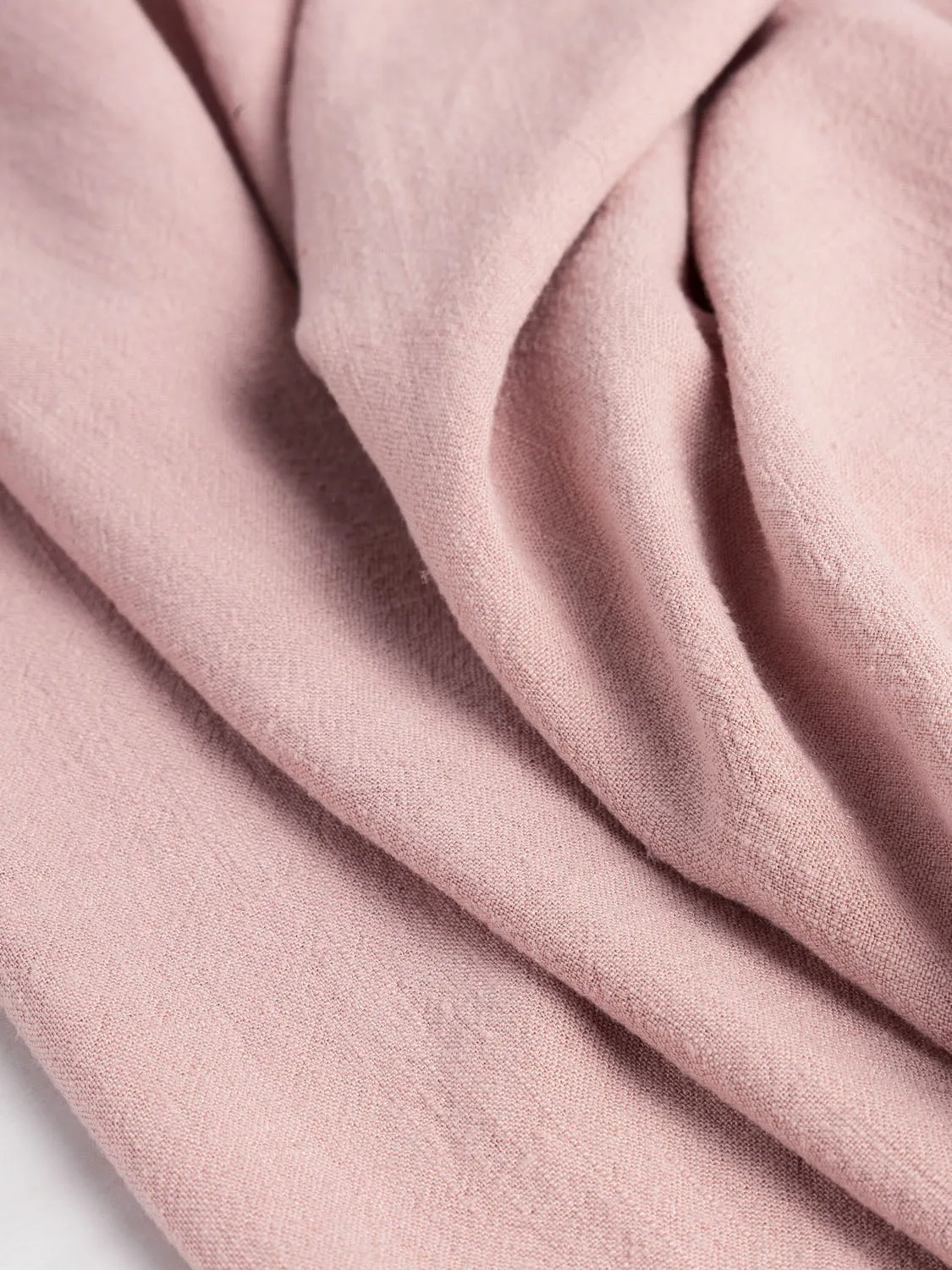 Textured Viscose Linen - Rose - Swatch