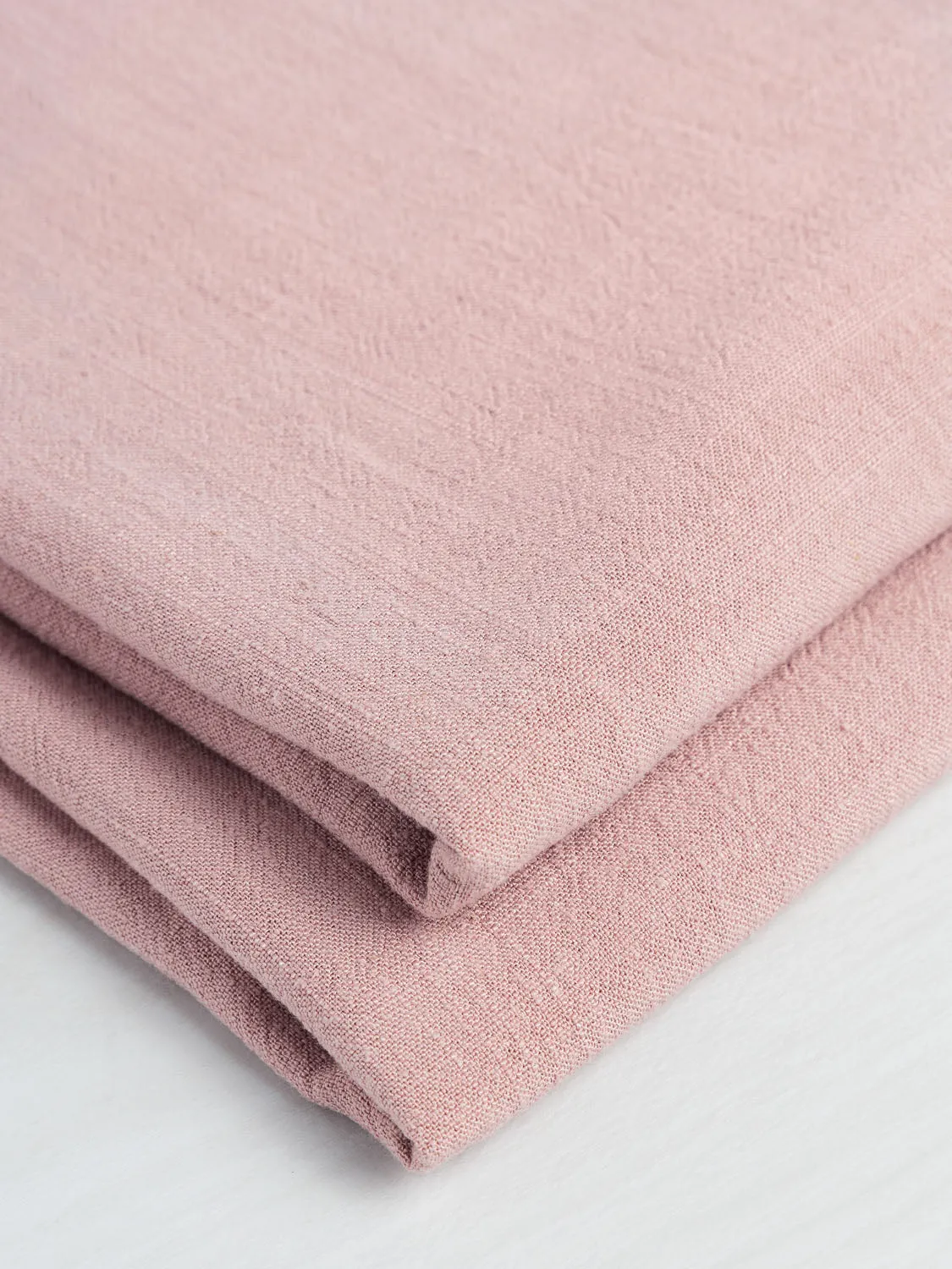 Textured Viscose Linen - Rose - Swatch