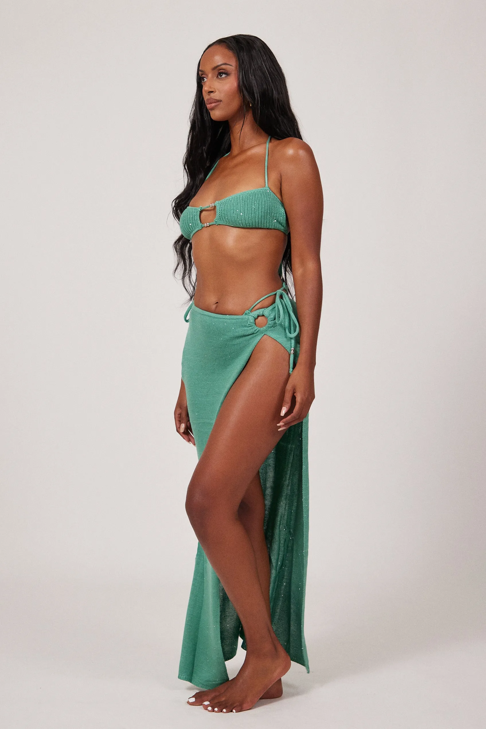 The Alaithea Maxi in Teal 