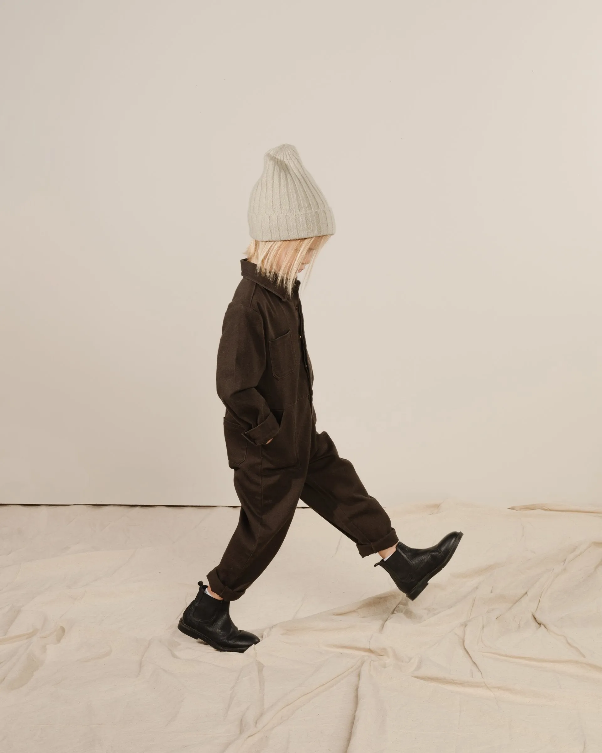 The Coverall Jumpsuit by Rylee & Cru - Vintage Black - KIDS