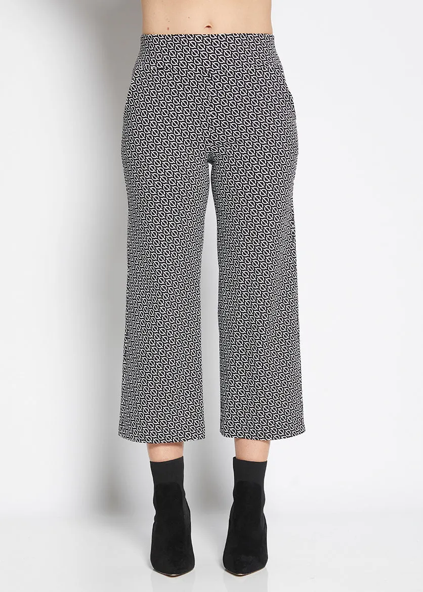 Ticket Printed Bengaline Culotte in Signature print