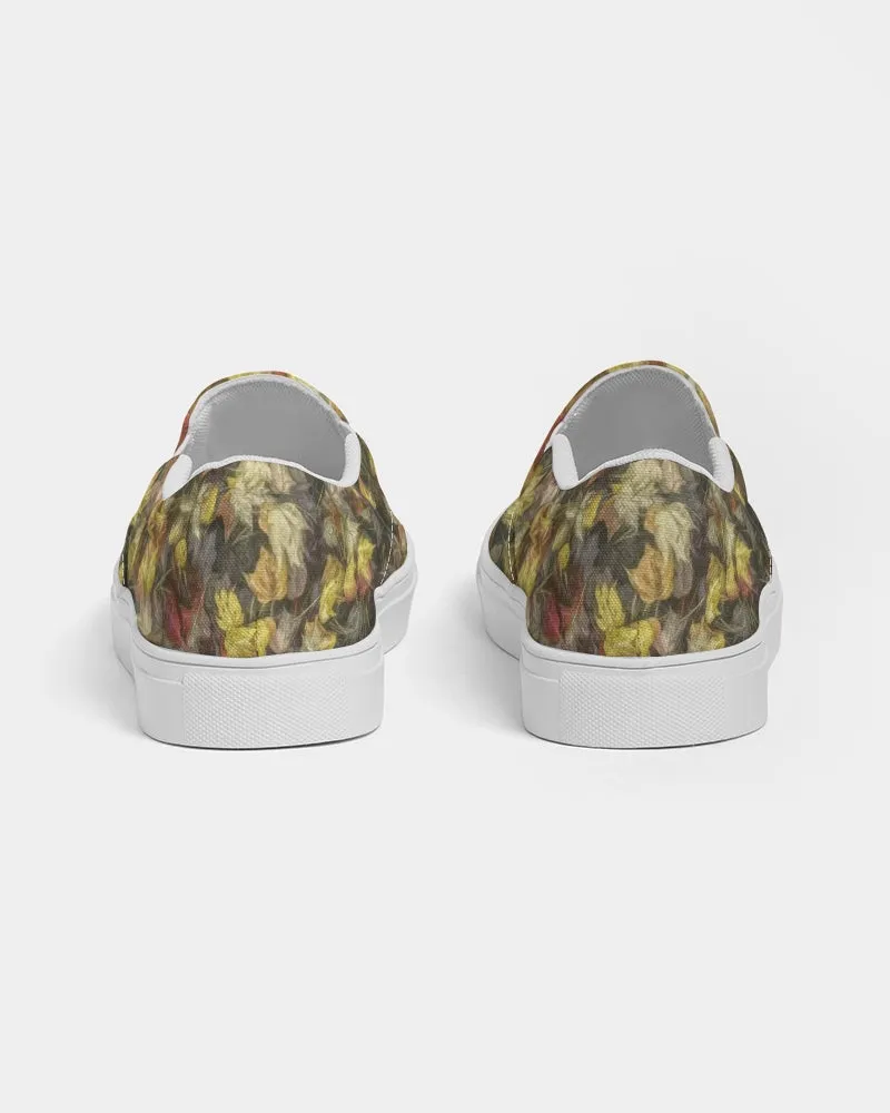 Van Gogh's Leaves of Fall Slip-On Canvas Shoe