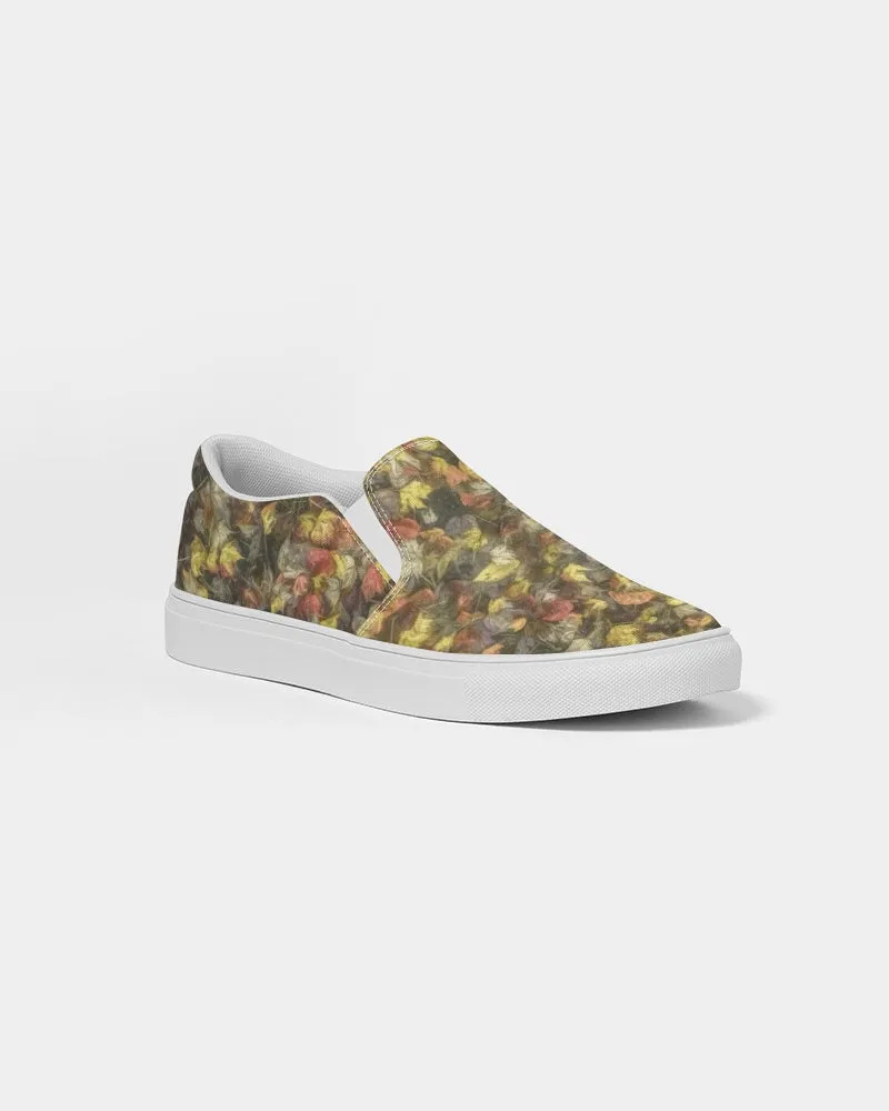 Van Gogh's Leaves of Fall Slip-On Canvas Shoe