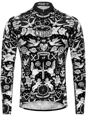 Velo Tattoo Lightweight Long Sleeve Summer Jersey長袖夏ジャージ