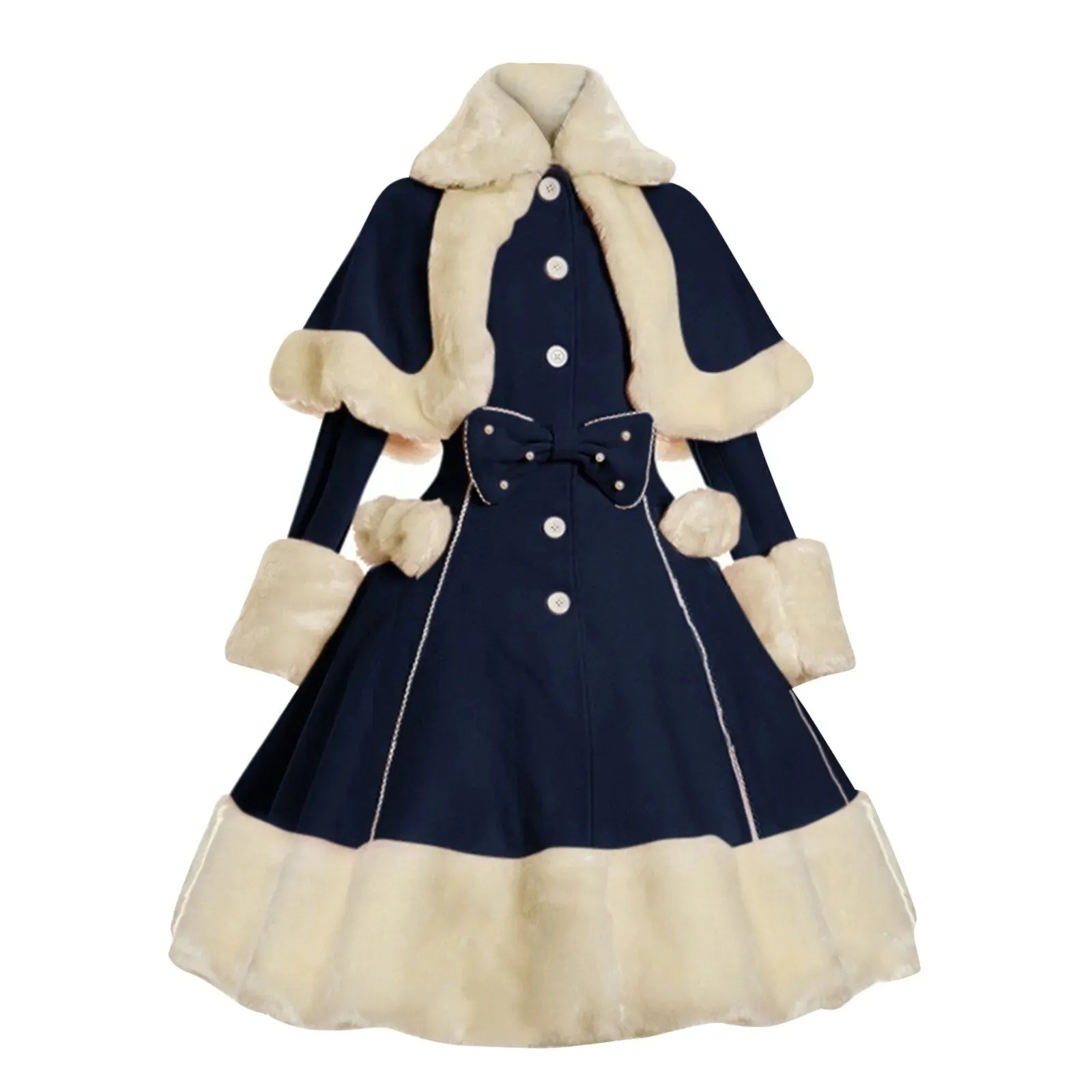 Winter Princess Dress Coat